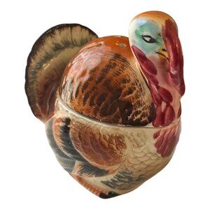 Mid Century Turkey-Shaped Ceramic Salt Shaker – Made in Japan